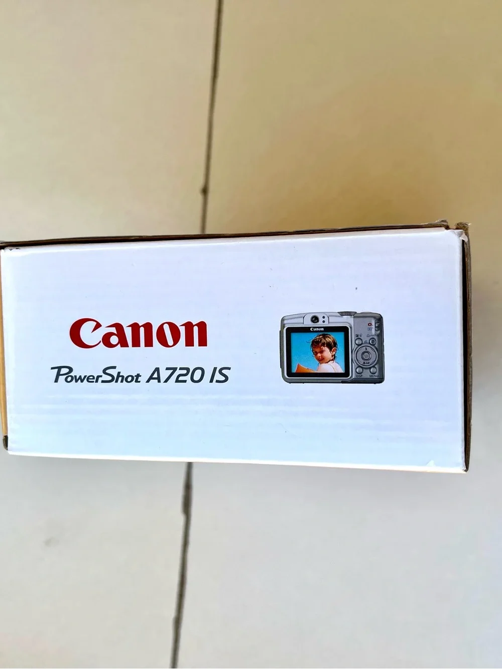 Vintage Canon PowerShot A720 IS 8.0MP Digital Camera - Tested Working